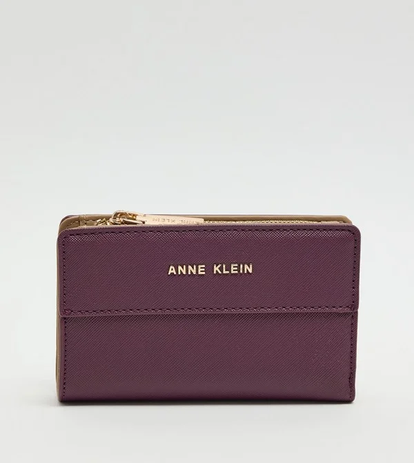 آن كلاين Anne Klein Textured Zippered Wallet